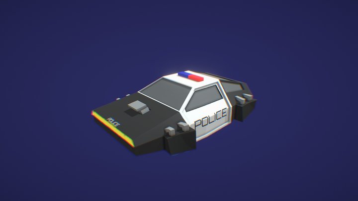 Police car 3D Model