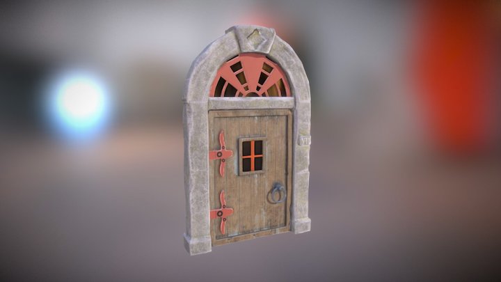 Old Door 3D Model