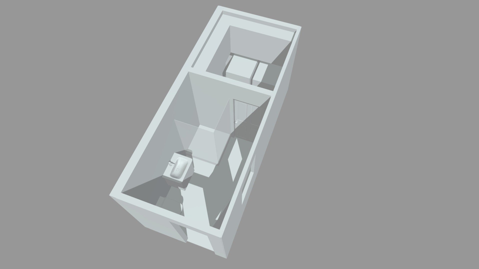 Mid Left Shower With Utility Room