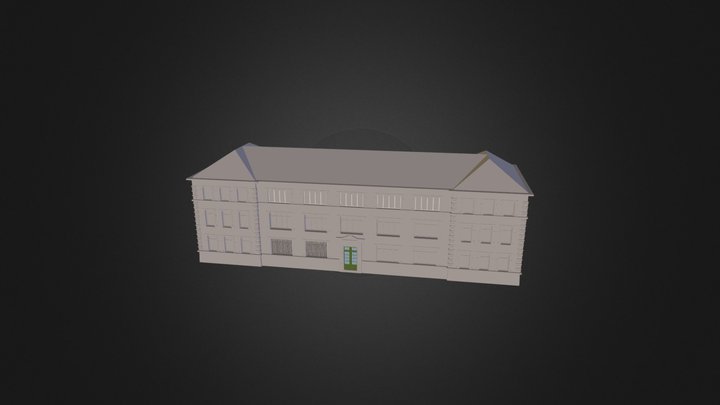 Bâtiment principal du collège 3D Model