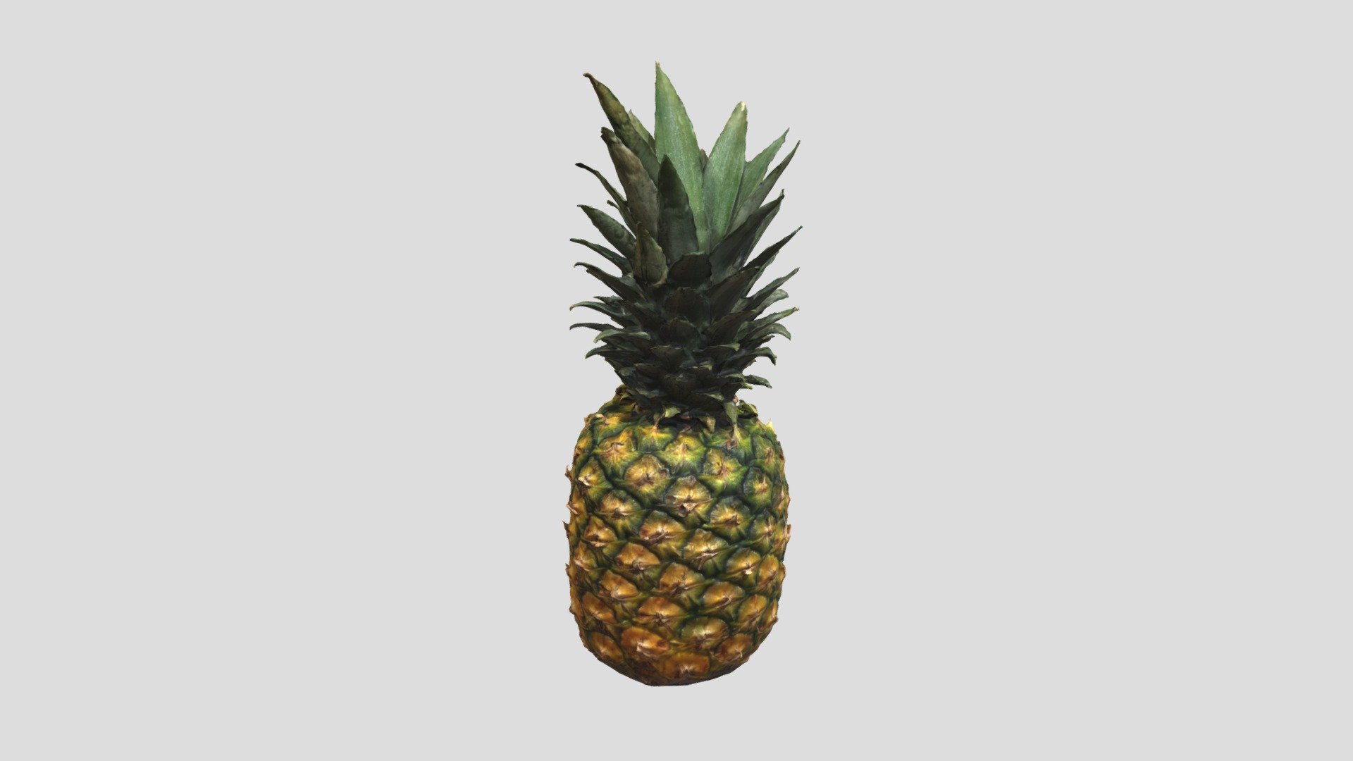 Pineapple - 3d Model By Giorgi (@balavadzegio92) [7f4711c] - Sketchfab