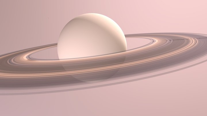 Saturn 3D Model