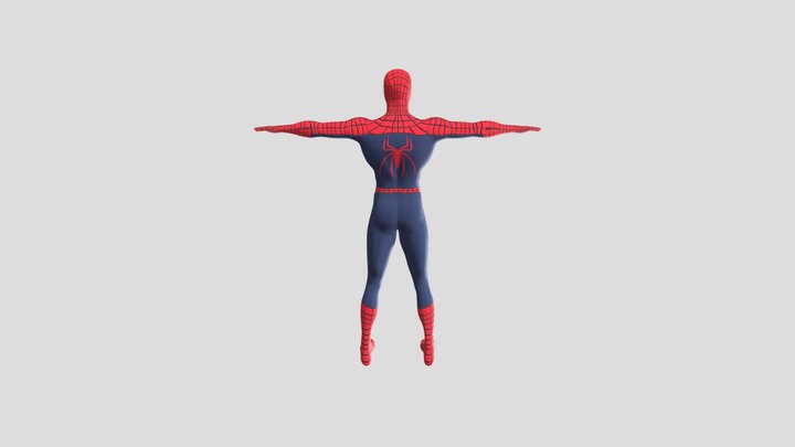 Spiderman from 2002 movie 3D Model