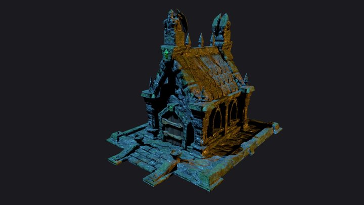 Cthulhu Tomb 3D Model