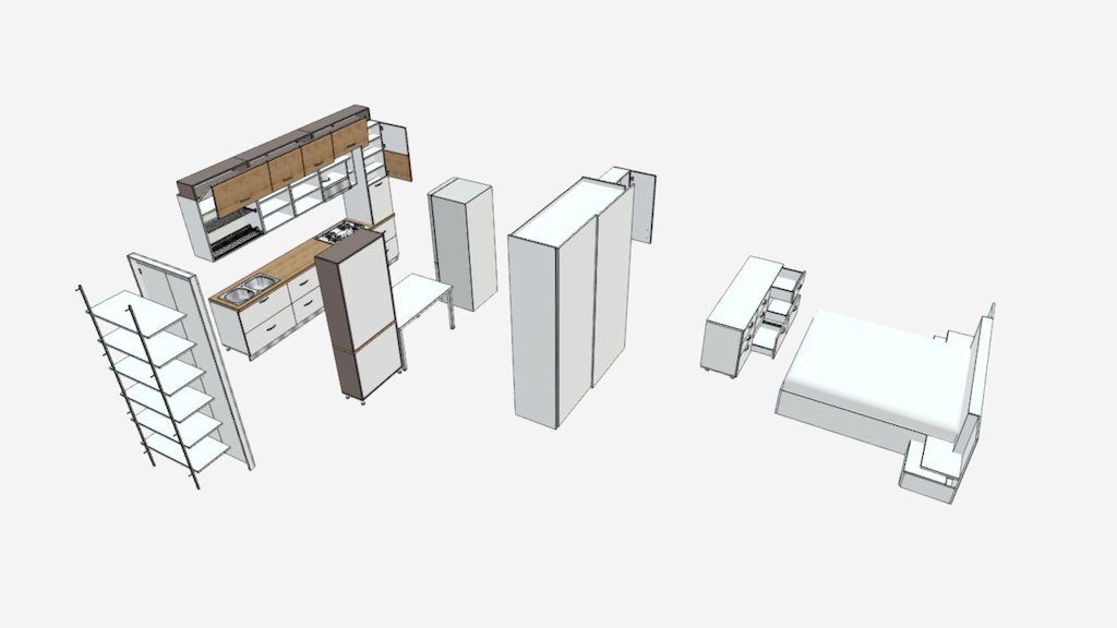 Apartament MG — Sketchfab embed 3D viewer