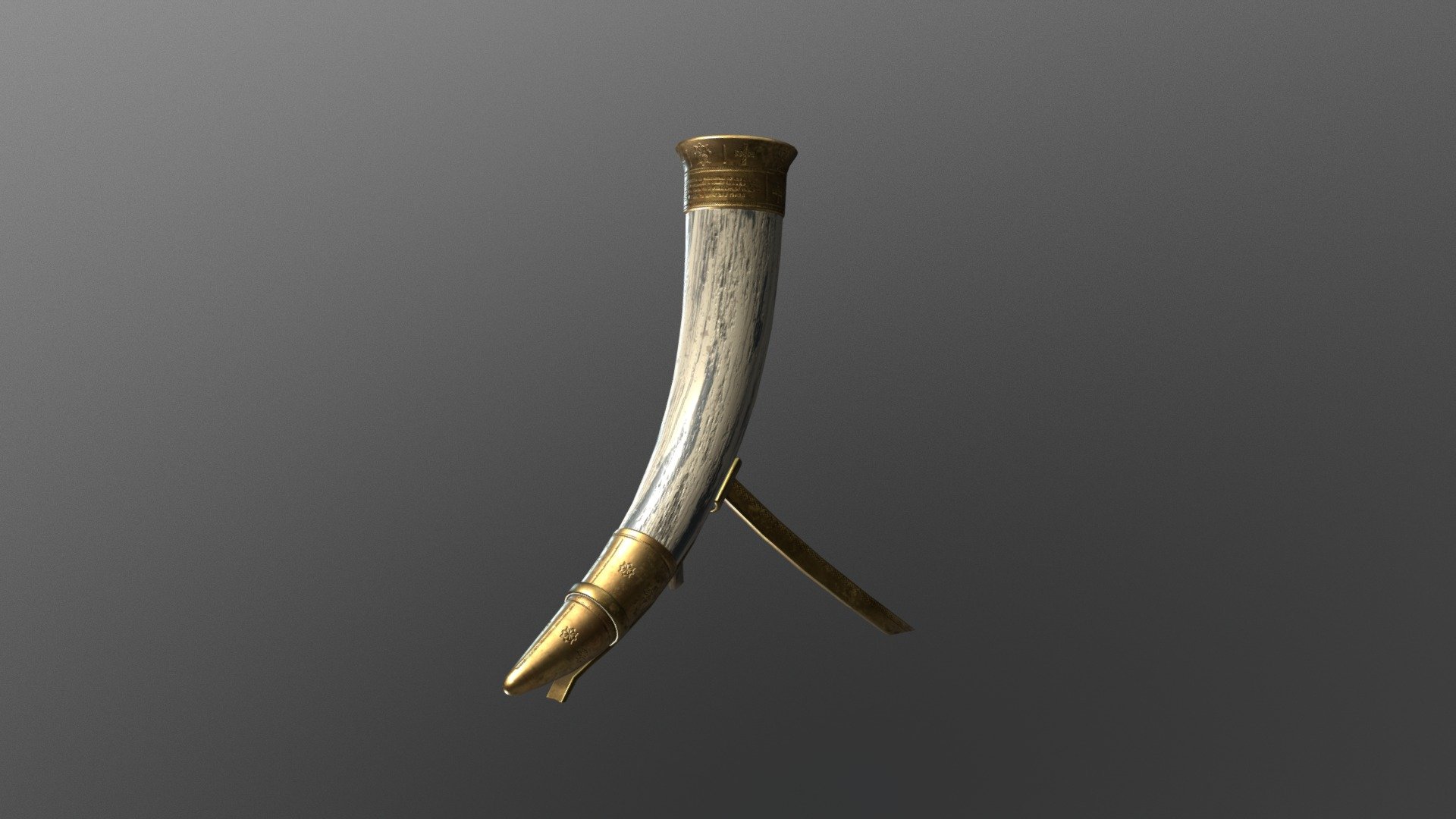 Drinking Horn - Download Free 3D model by grbavikrompir [7f4bf23 ...