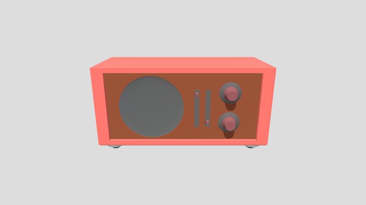 Radio 3D Model