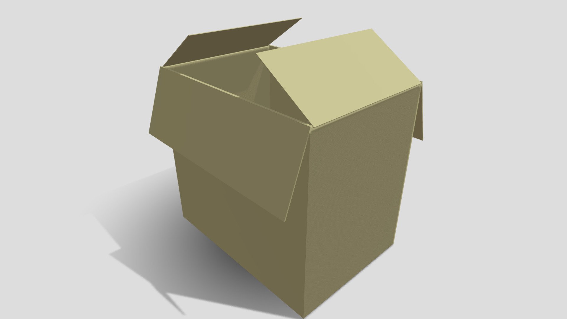 Package Box Animation - 3D model by roanncordova [7f4cac4] - Sketchfab