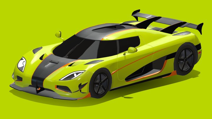 Koenigsegg Agera Rs 3D Model