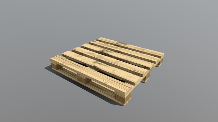 Wooden Pallets 3D Model