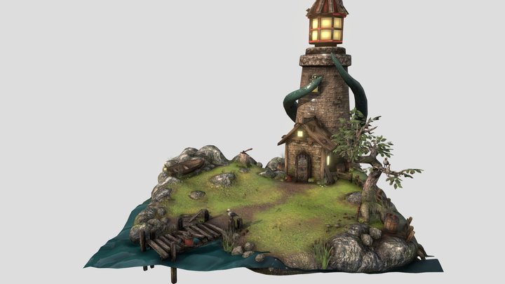 Diorama Scene_2 3D Model