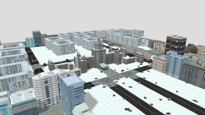 Moscow Map - Bus Simulator Original – Modello 3D gratuito STL