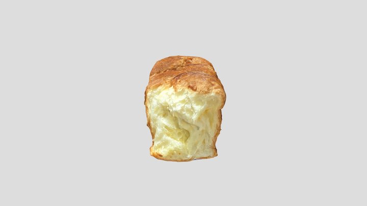 Bread Morning Meal 01 High 3D Model