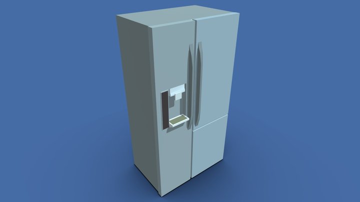 Fridge Asset - Home Appliances 3D Model