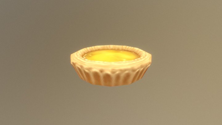Egg Tart 3D Model