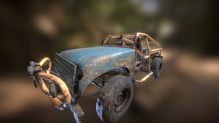 Muddy Truggy 3D Model