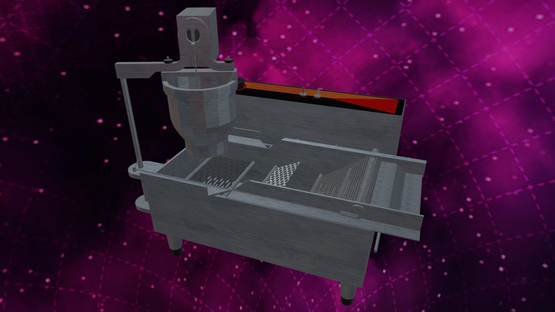 Doughnut Maker .Blend FREE Low Poly