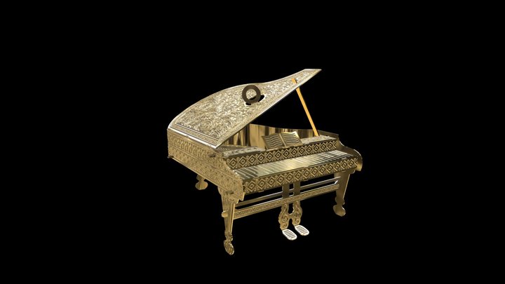Piano 3D Model