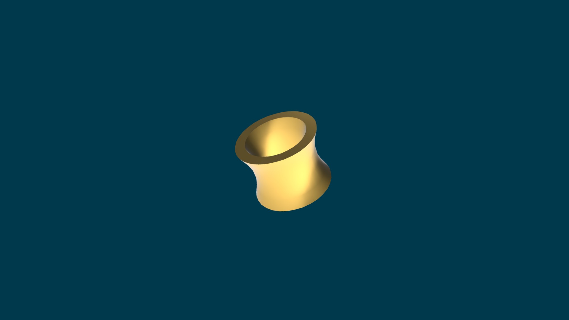 3D model ear extension gold - This is a 3D model of the ear extension gold. The 3D model is about logo.