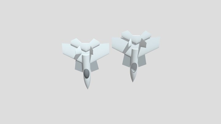 Jets F22 Rapter 3D Model