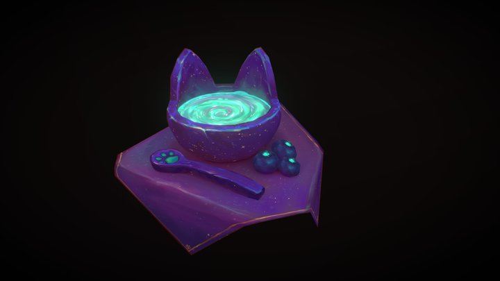Cat Tea 3D Model