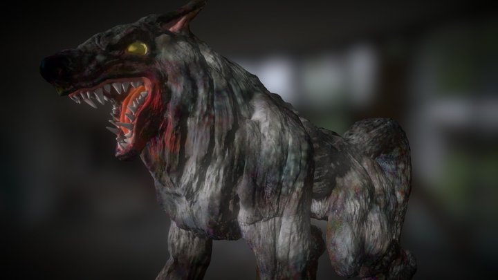 Demon Wolf Vanagandr 3D Model