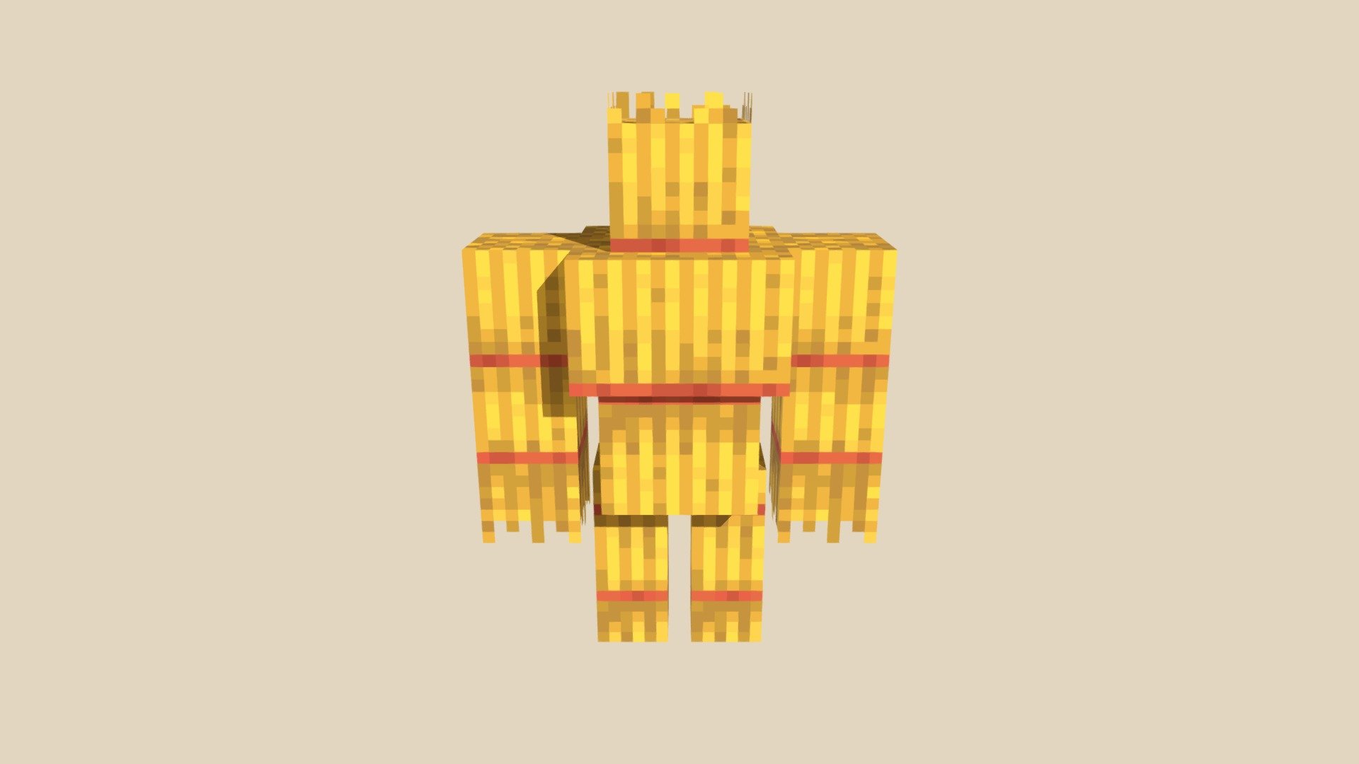 Hay Golem 3D model by avila271 [7f57b06] Sketchfab