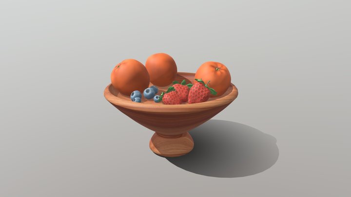 Fruit Scene 3D Model