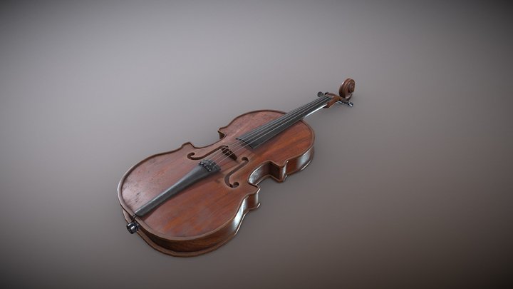 Violin 3D Model