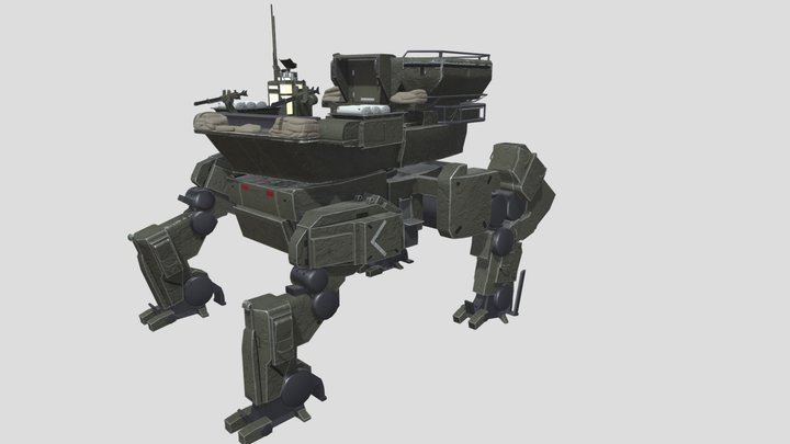 Colossus Vehicle 3D Model