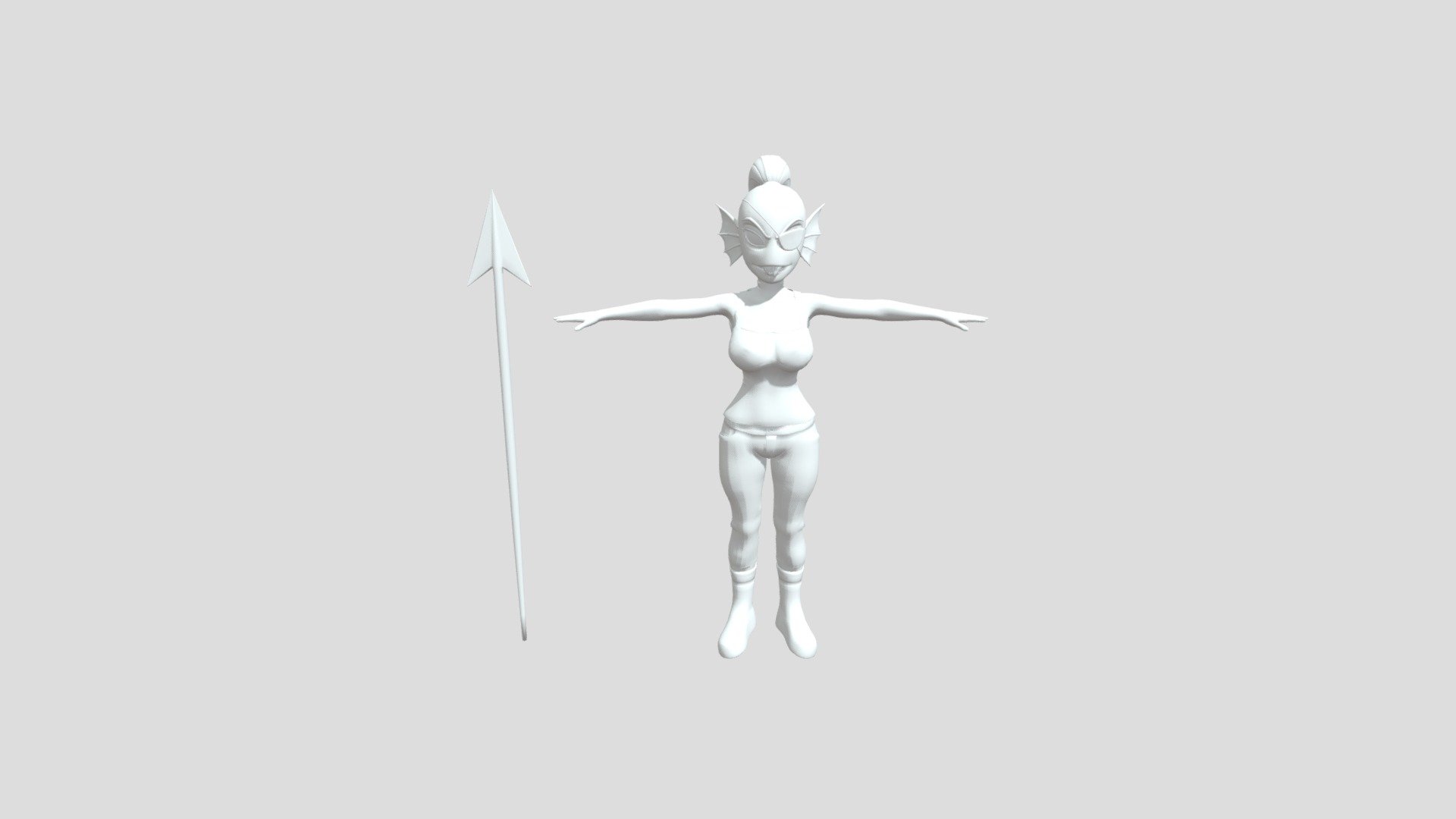 Undyne - Download Free 3D model by That user (@lipationbagaton ...