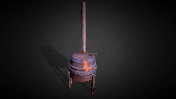 Rusty stove- photogrammetry 3D Model