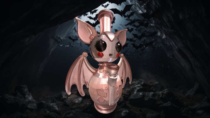 Pastel Bat Bong
