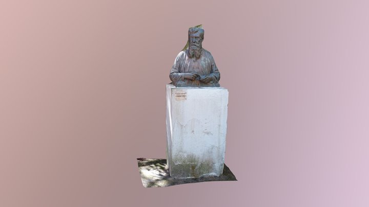 Busto Carlos Meireles - Caldas da Rainha 3D Model