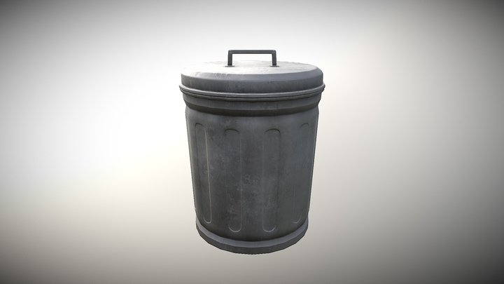 Trash Can 3D Model