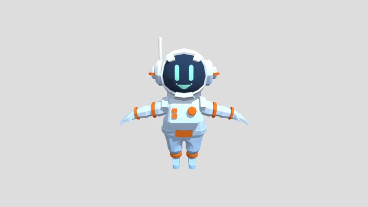 3 December 2021 Day 18 Astronaut 3D Model