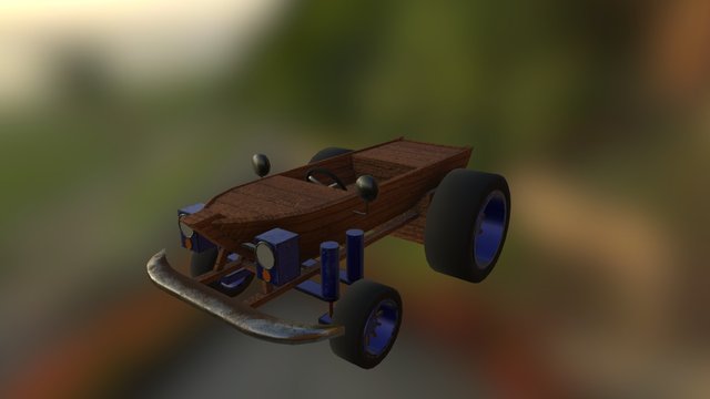 Boat Kart 3D Model