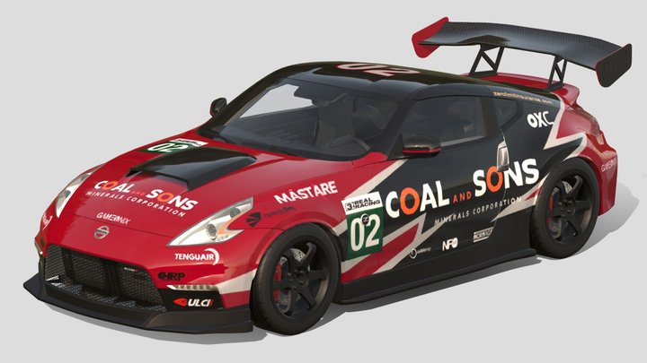 2018 Nissan 370Z Nismo R3 – Modelo 3D gratuito STL