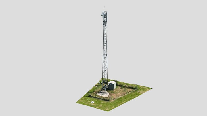 Pylone de Téléphonie Mobile 3D Model