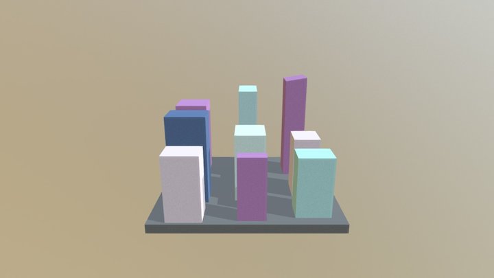 EDTE 4200 City Block 3D Model
