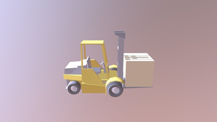 Fork Lift 3D Model