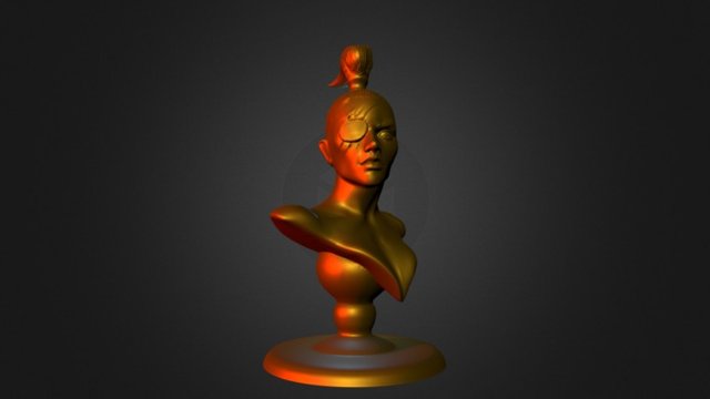 Strongwoman 3D Model