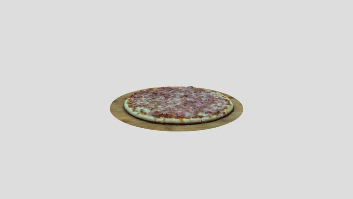 Tuna Pizza 3D Model