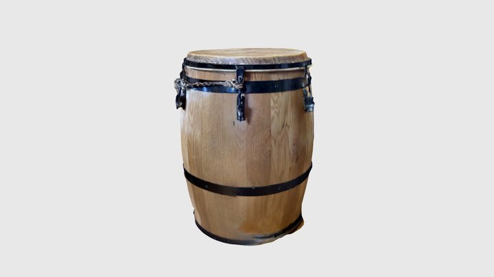 Barril de bomba JCR 3D Model