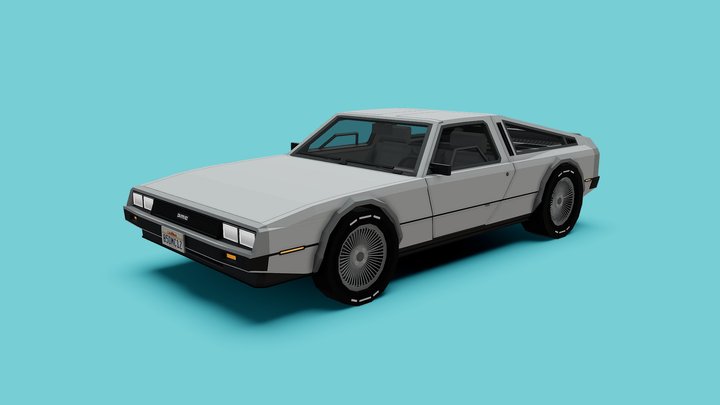 Delorean-dmc-12 3D models - Sketchfab