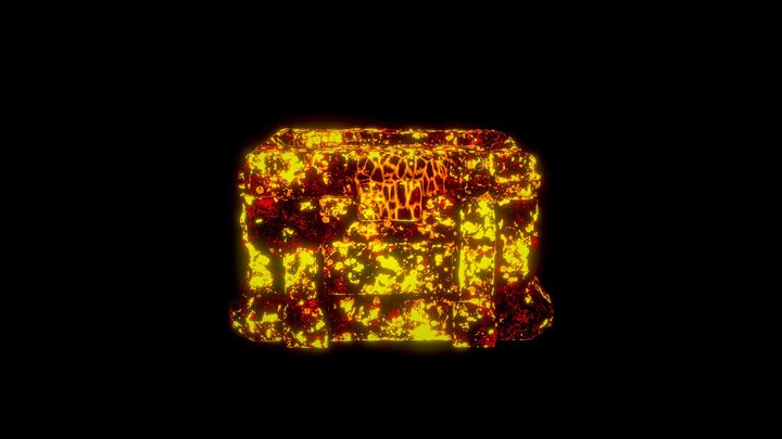 Lava Chest 3D Model