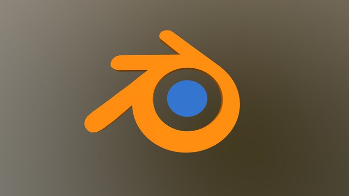 Blender Logo 3D Model