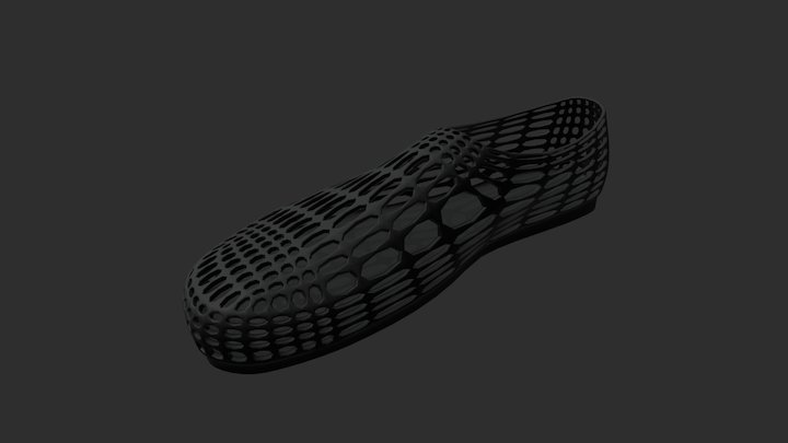 Rubber shoe print test 3D Model