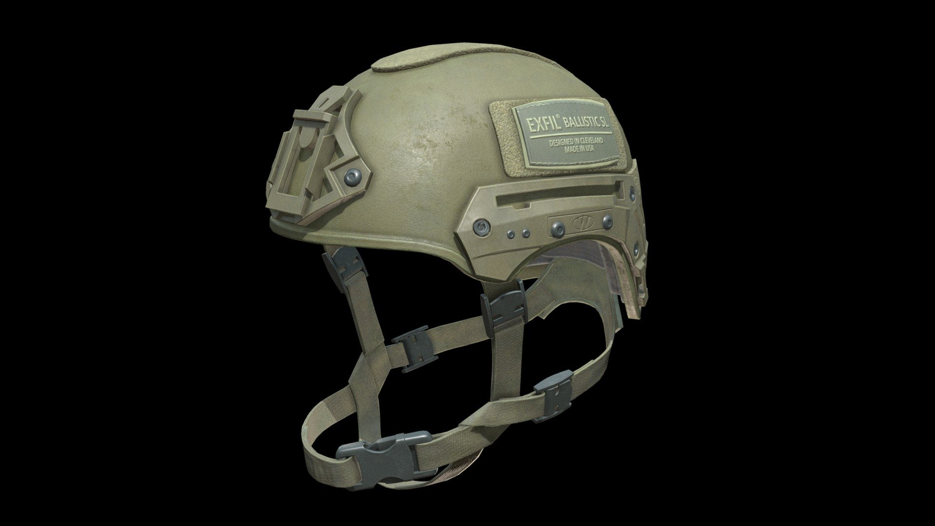 Exfil Ballistic Helmet Buy Royalty Free 3D model by itsyourbuddy