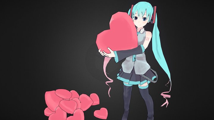 MIKU 3D Model